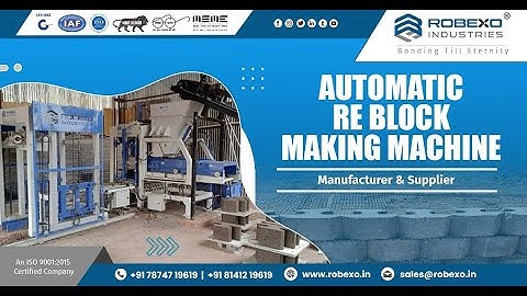 Retaining Block Making Machine