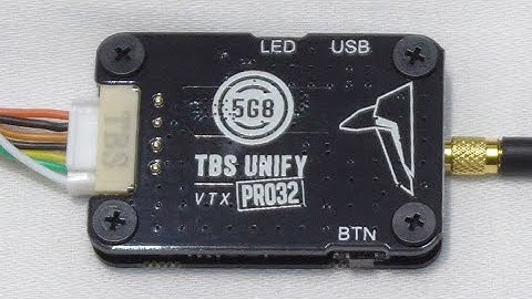 TBS Unify Pro 32HV video transmitter (FPV drone, 5.8GHz, 6S power, MMCX connector, Mic, 1000mW+)