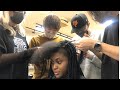 FOUR BEST JAPANESE HAIRSTYLISTS WITH 20 YEARS EXPERIENCE CUMULATIVELY ATTEMPT UNBRAIDING MY HAIR....