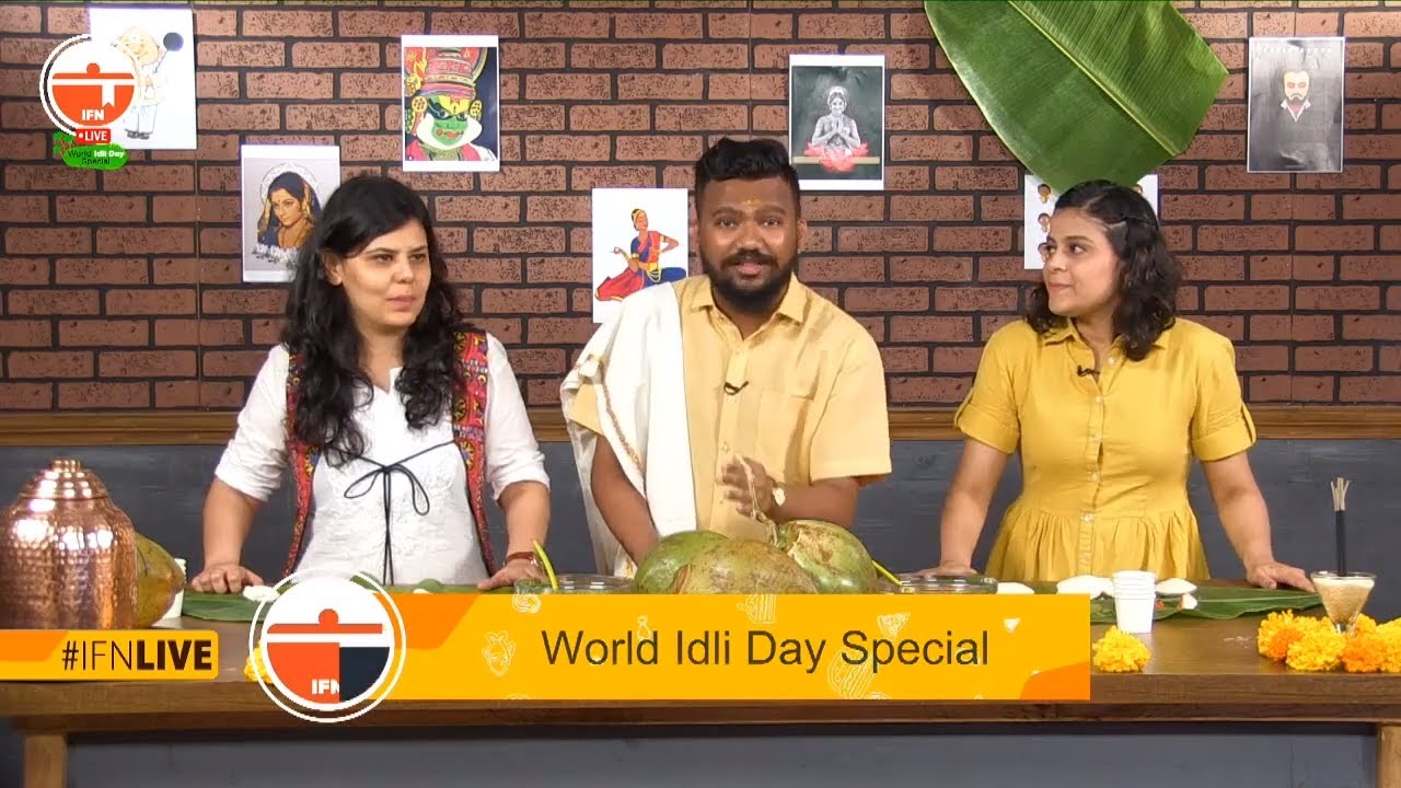 World IDLI DAY Special | Idli Challenge | #IFNLive | India Food Network