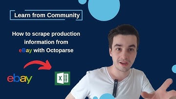 How to scrape product information from eBay？