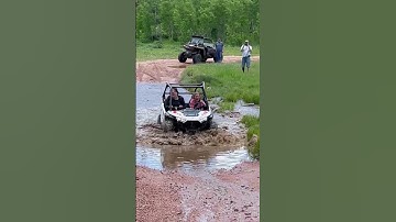 Daughter in New Rzr 200!  First time out!