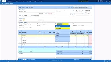 How to make Sales Invoice in ADesk GST Accounting Software