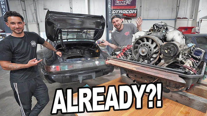 Decided to tear apart my Porsche 964!