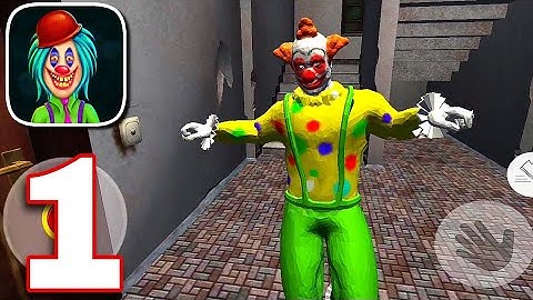 Gloomy Face Clown : 3D Horror Game Gameplay || Teacher Become Scary Clown ||