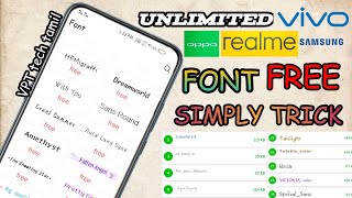 How To Change Font Style In Vivo Smartphones Free | Free Font For Vivo'oppo'realme' Samsung'Tamil screenshot 5