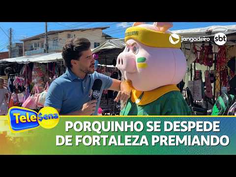 PORQUINHO PISTOLA SE DESPEDE DE FORTALEZA | PARTE 4 | Tele Sena de São João
