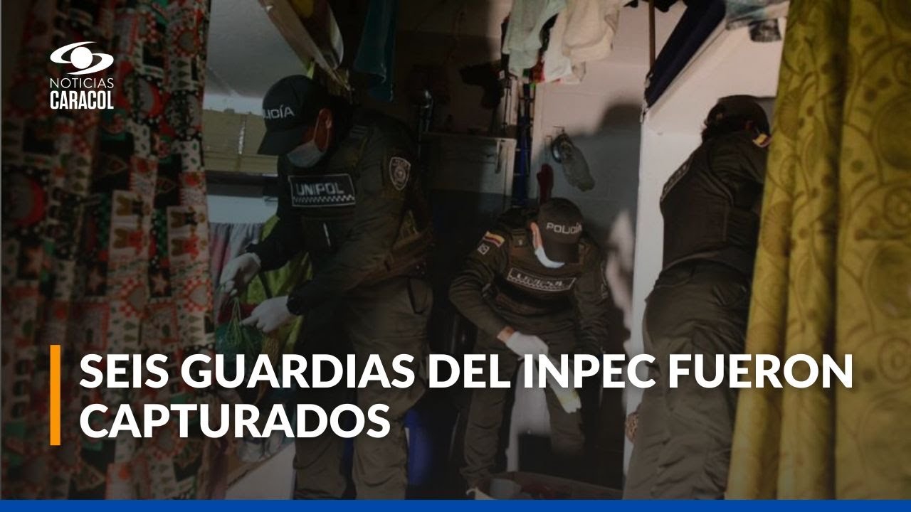 Megaoperativo en cárceles de Colombia: con esto se encontraron las autoridades