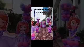 Luxury balloon decoration #shorts #ytshorts #balloon #decoration