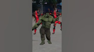 Hulk joget ajojing ala ala ajojing #shorts #hulk #superhero