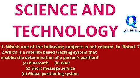 science and technology top Quiz | gk quiz questions in english #quizinspire#technology#science