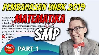 Pembahasan UNBK Matematika SMP 2019 Lengkap (Part 1)