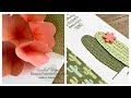 Flowering Cactus Blooming Blossom Card