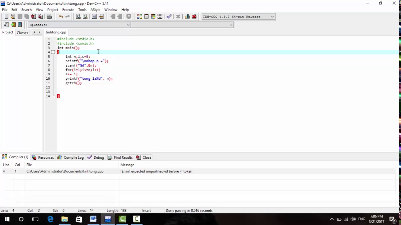 Bài 1: Tính S(n) = 1 + 2 + 3 + ... + n - YouTube