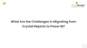 Challenges in Migrating from Crystal Reports to Power BI