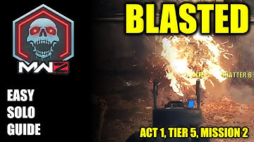 COD MW3 Zombies, Blasted Solo mission guide (Act 1, Tier 5, Mission 2)
