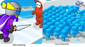 Solo leveling vs Count Master3d  Android IOS Mobile Game Play Walkthrough Android IOS