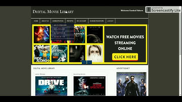 PHP And MySQL Project On Digital Movie Library