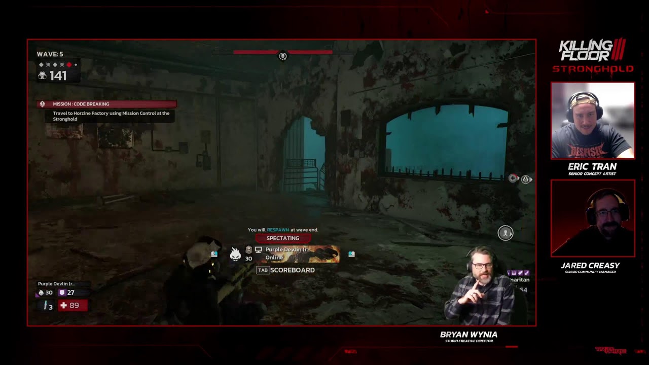 Killing Floor 3 Season 2 Live! ft. Senior Concept Artist Eric Tran!