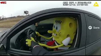 SpongeBob gets a Speeding Ticket … 