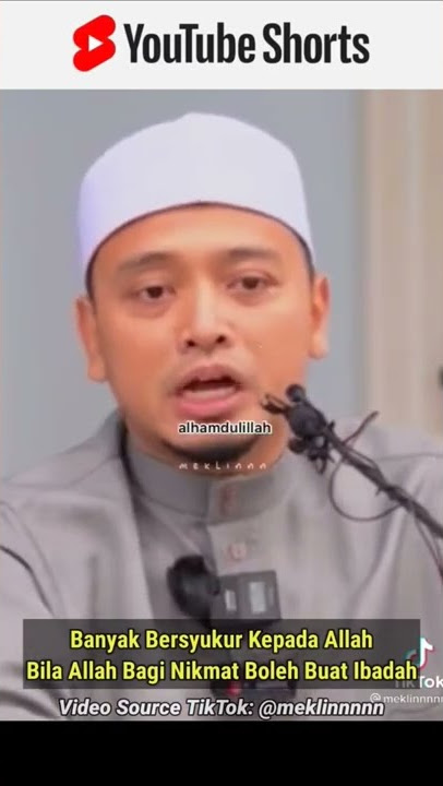 Banyak Bersyukur Kepada Allah, Bila Allah Bagi Nikmat Boleh Buat Ibadah. | Ustaz Wadi Annuar
