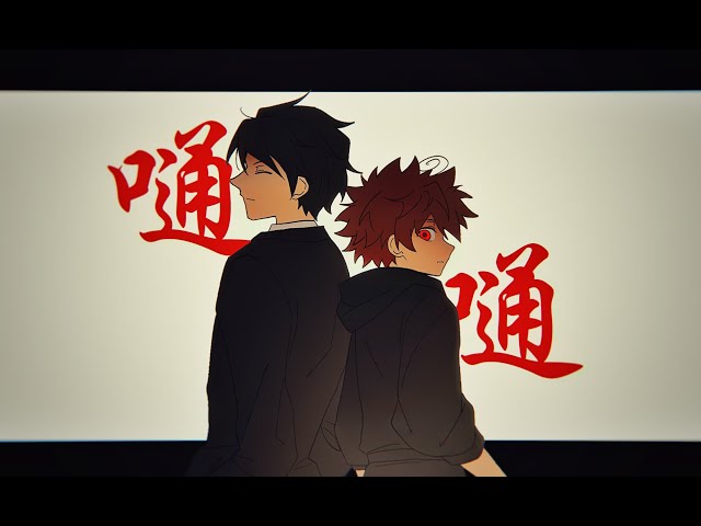 手描きイラスト　夜桜 手描き】夜桜二刃でももいろの鍵【夜桜さんちの大作戦】 - YouTube