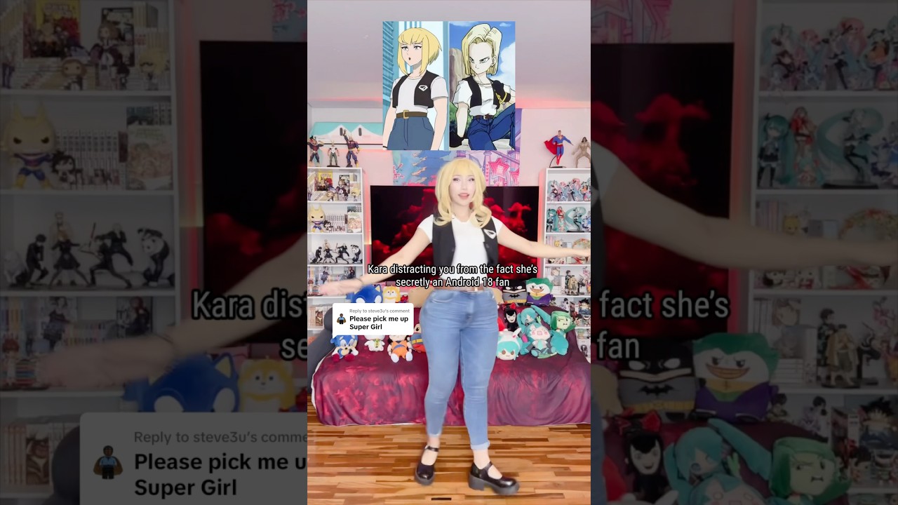 Kara or Android 18? 😳 #supergirl #dccomics #cosplay #cosplayer