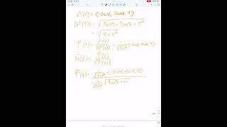 Calculus III - Unit 2 Section 5 - Principal Unit Normal Vector Part 2