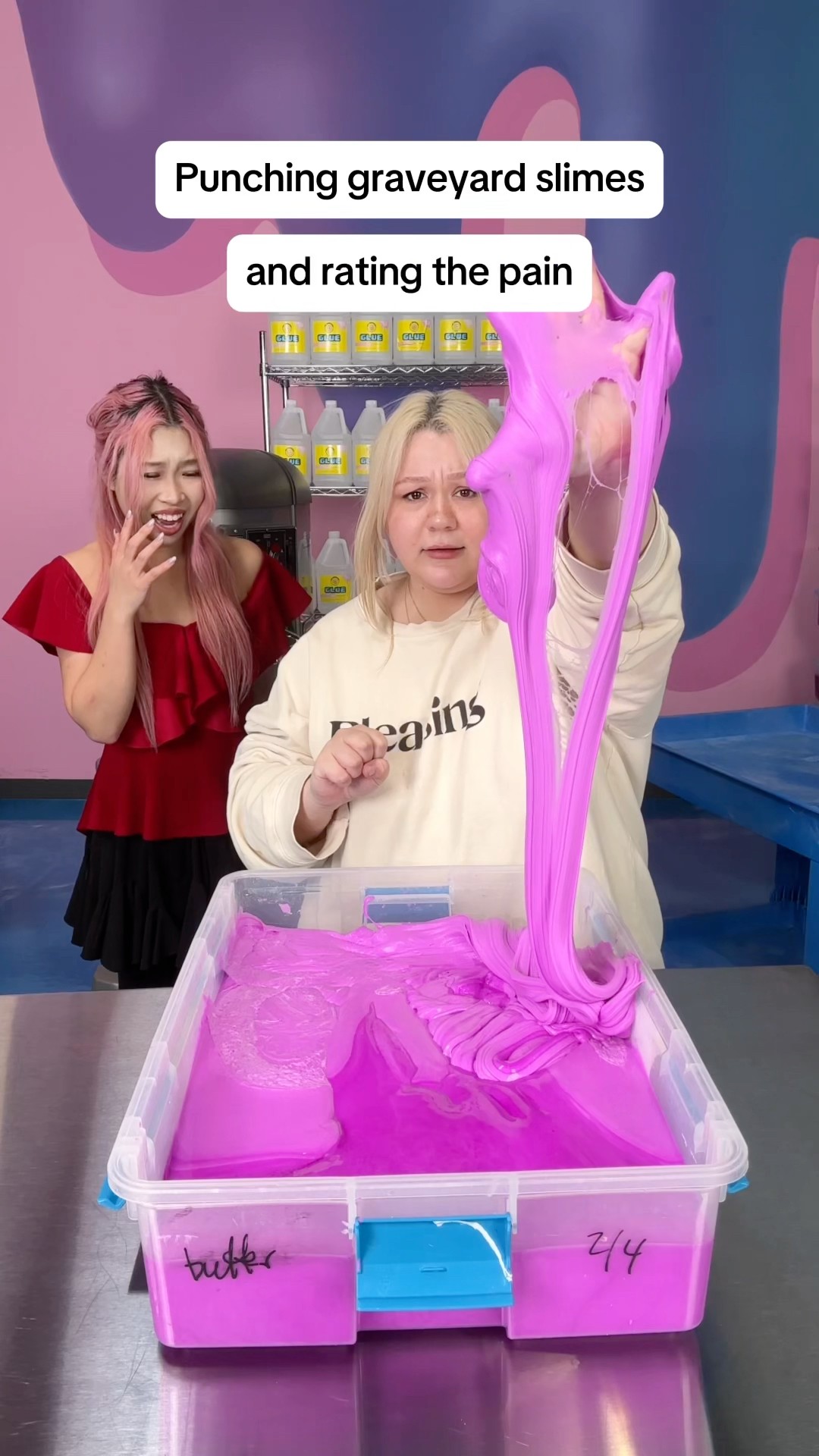 Punching Slime Bins and Rating The Pain ?