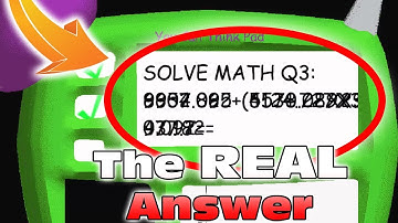 Is There An Answer to the Third Question in Baldi