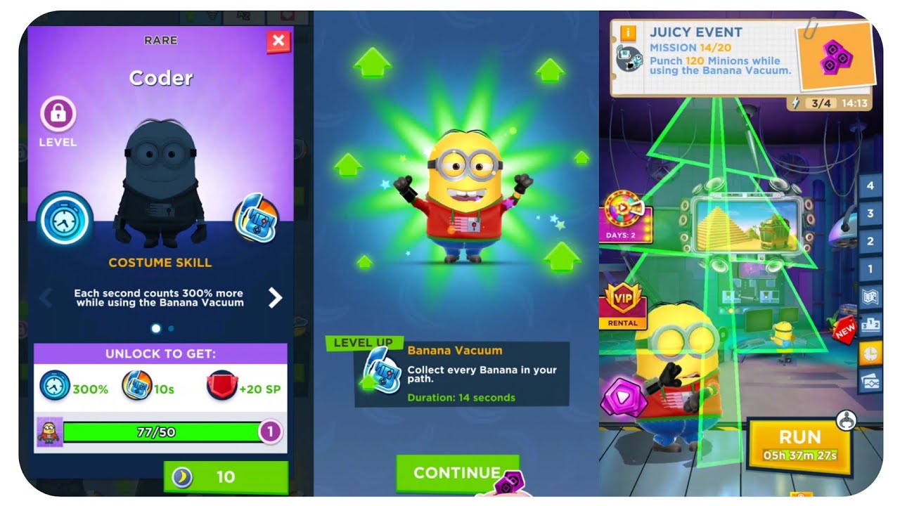 💘 Coder 💖 Unlock In Minion Rush - YouTube