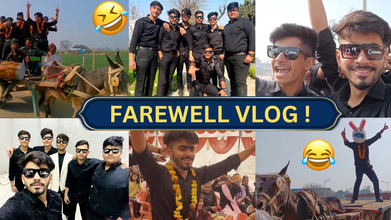 FAREWELL VLOG ️🥺| SCHOOL LIFE ENDS💔 - YouTube