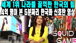 세계 1위 나라를 꿀꺽한 한국의 힘 4억 명이 본 5분짜리 한국화 신호탄 영상