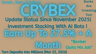 *Crybex*|An Update Status Since I Started In Nov 25 |Over $600 ROI In 4 Months|Grow 💸💸 While Sleep!