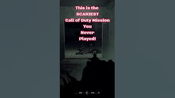 The SCARIEST Call of Duty Mission You Never Played... #shorts