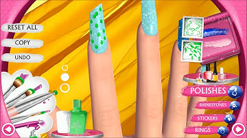 Nail Manicure Games For Girls - 3D Nail Salon - Fancy Nails Spa - Nails & Spa Makeover Games