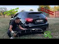 Install Diffuseur a45 Amg Black Glossy sur ma Mercedes Benz Classe A w176 ( AliExpres )