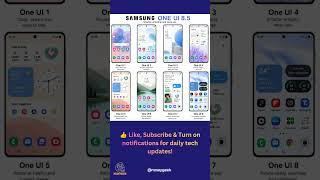 Samsung One UI Evolution 📱 From One UI 1 to One UI 8.5