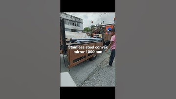 Stainless steel convex mirror 1000 mm outdoor. Visit www.pancarselamat.com.my