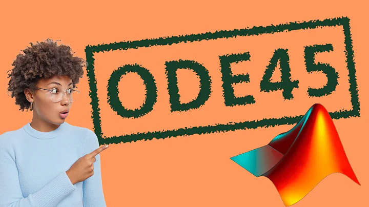 Numerically Solve Differential Equations in MATLAB | #ode45 examples