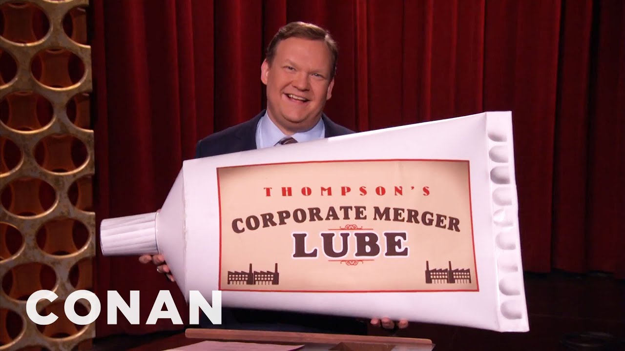 Andy Richter Explains The Comcast-Time Warner Merger | CONAN on TBS