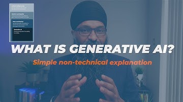 What is Generative AI or Gen AI? Simple non-technical explanation