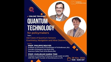 Quantum Technology Training for Policymakers 2nd Series - Session 3 Use Cases of Quantum Sensors