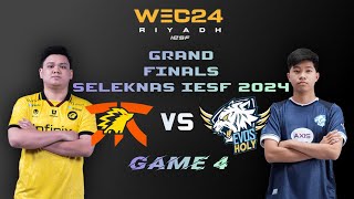 FNATIC ONIC VS EVOS HOLY GAME 4 - GRAND FINALS | SELEKNAS IESF RIYADH 2024