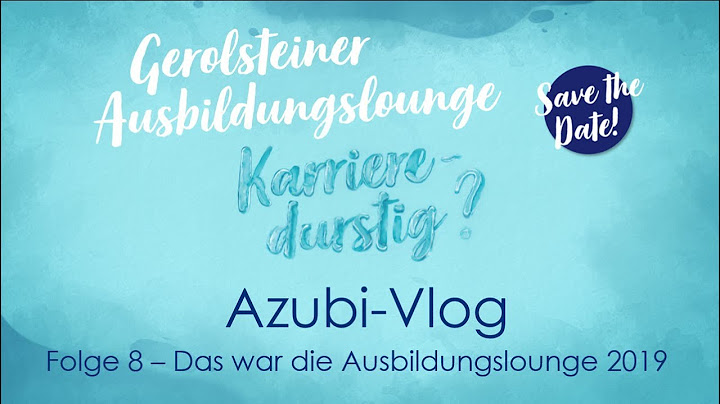 Das war die Gerolsteiner Ausbildungslounge 2019