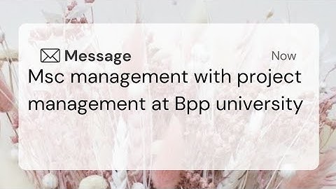 Msc Management with project management at BPP University//Courses Modules😊😊