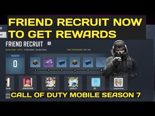 Recruit a Friend and Earn Rewards Together in Call of Duty