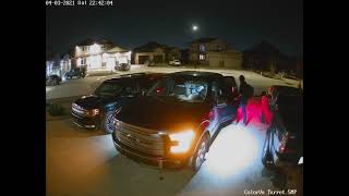 TRUCK BREAK &amp; ENTER captured by REEDHD™ ColorVu Security Camera