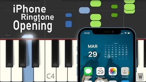 Iphone Ringtone - Opening - Piano Tutorial by Easy Piano