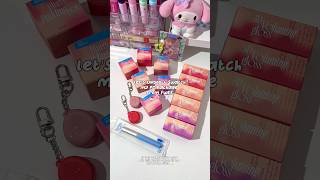 unboxing + swatching PR package from Fwee!! 🍮🫧🎀🌸✨ #fwee #puddingpot #3dvoluminggloss #kbeauty